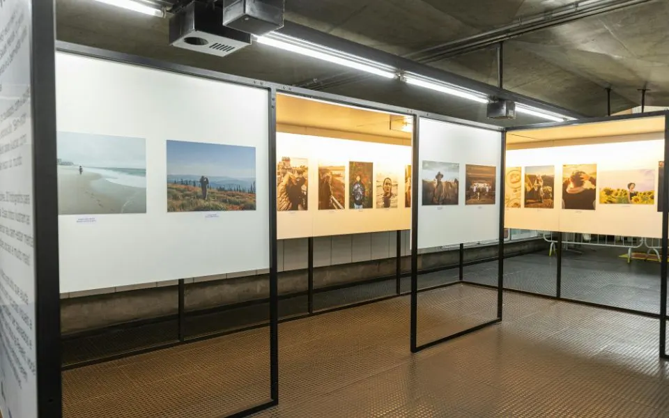 Klaar voor de eerste tentoonstelling